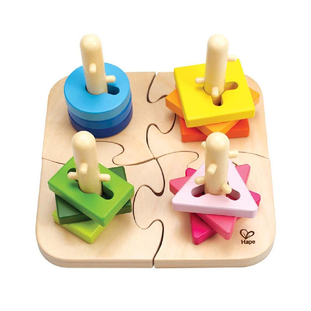 Hape Creative Peg Puzzle (12pcs)