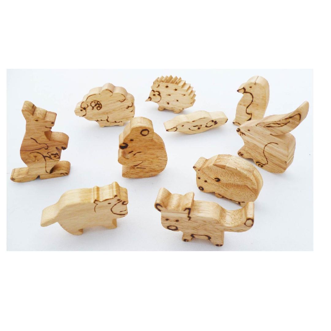 Timber Australian Animal Set (10pcs)