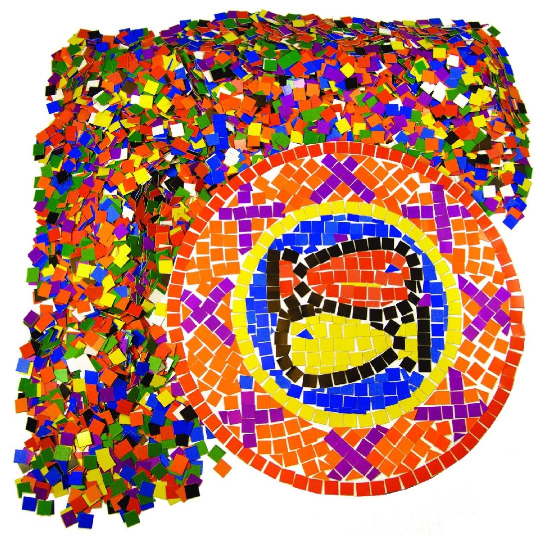 Double Colour Mosaic Squares