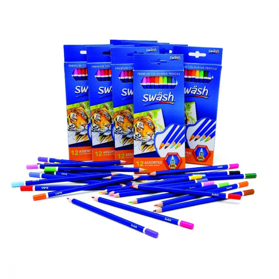 Swash Coloured Pencils (12pcs)