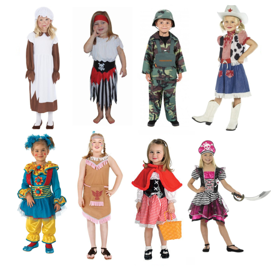 Realistic Dress-Up Set of 8