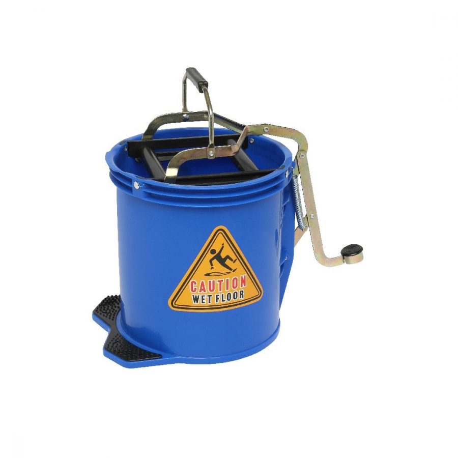 Heavy Duty Mop Wringer Bucket 16L Blue