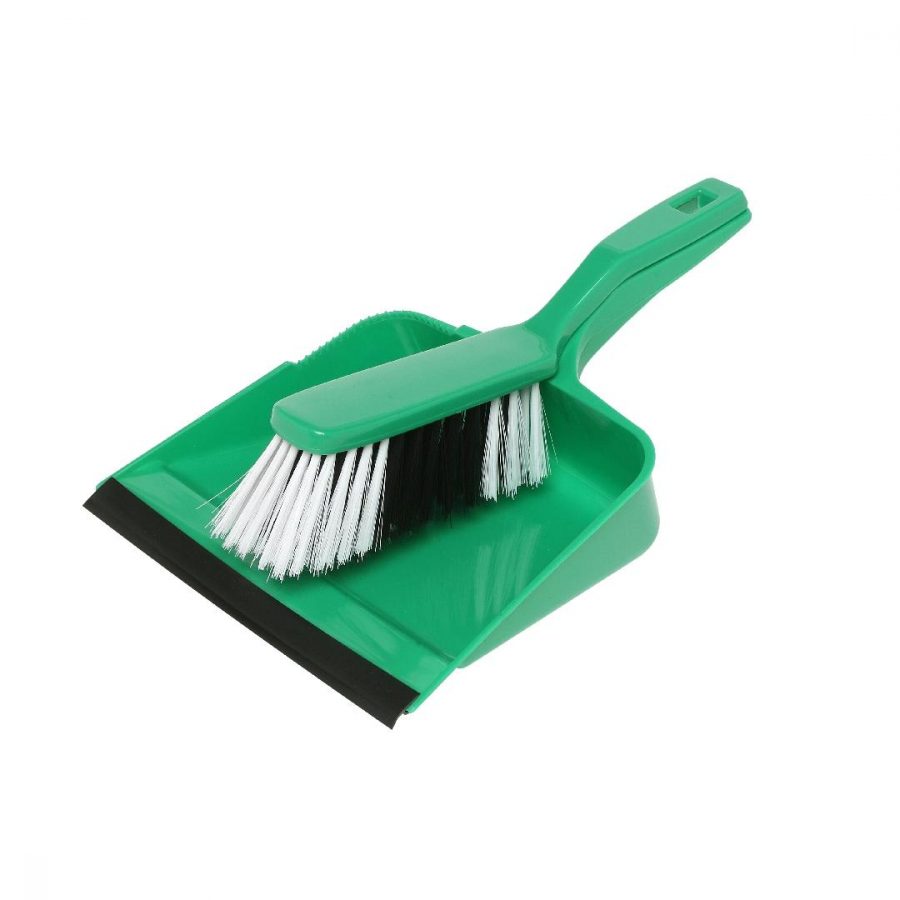 Dustpan & Brush Set Green