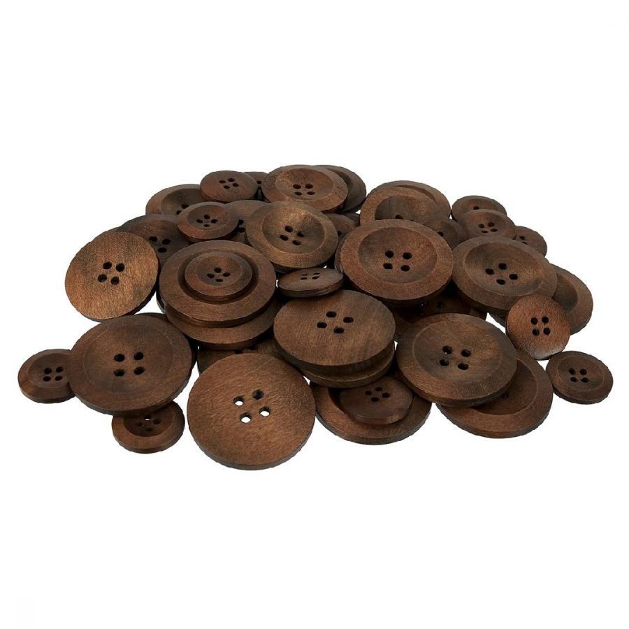Wooden Buttons (50pcs)