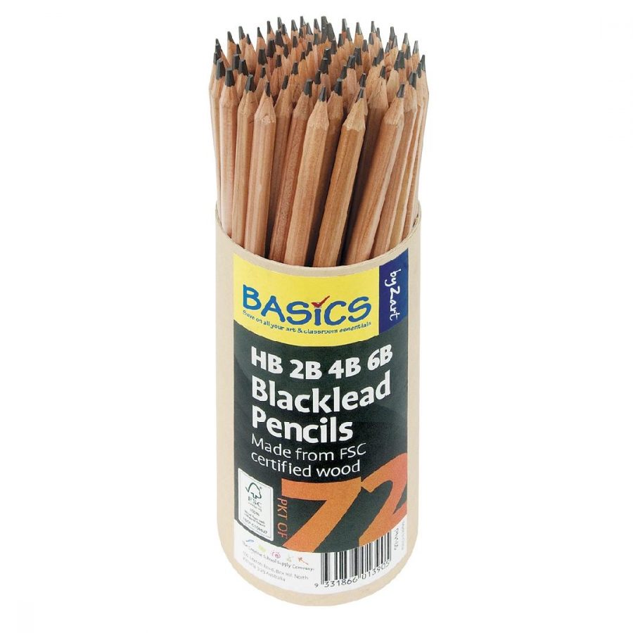 Assorted Blacklead Pencils (72pcs)
