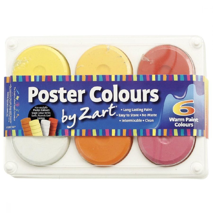 Paint Palettes - Warm Colour (6pcs)