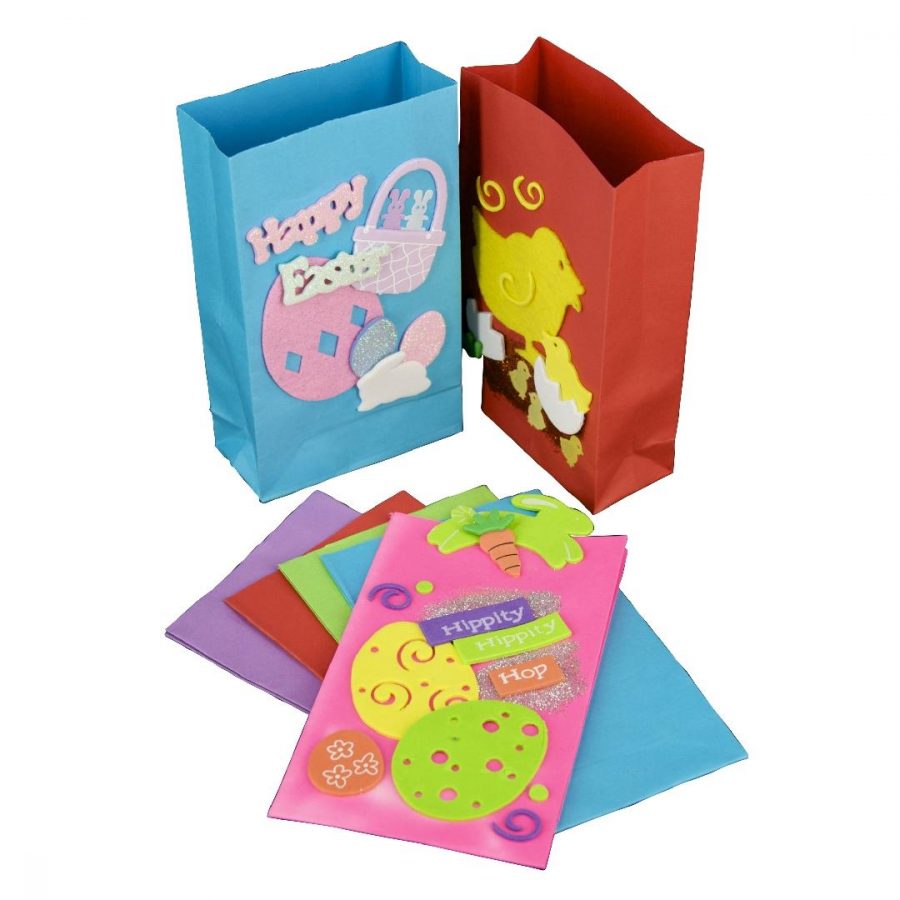 Coloured Paper Gift Bags (10pcs)