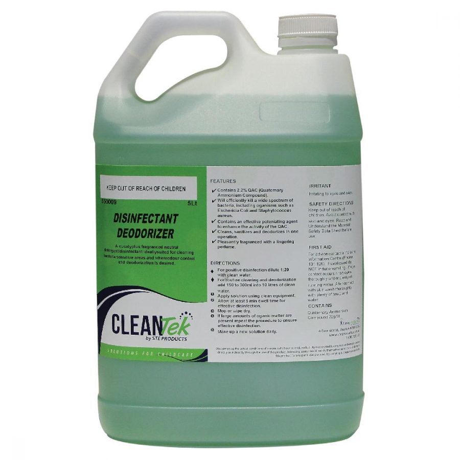 CleanTek Disinfectant Deodoriser (5L)