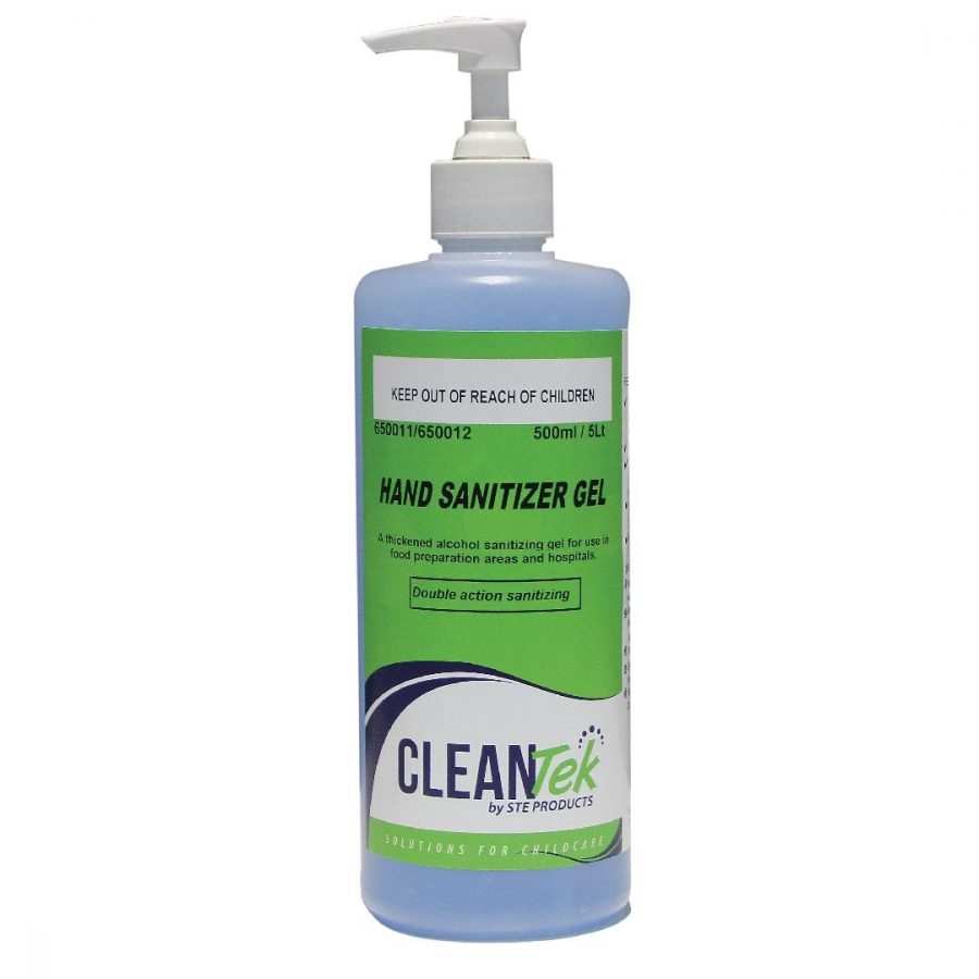 CleanTek Hand Sanitizer Gel (500mL)