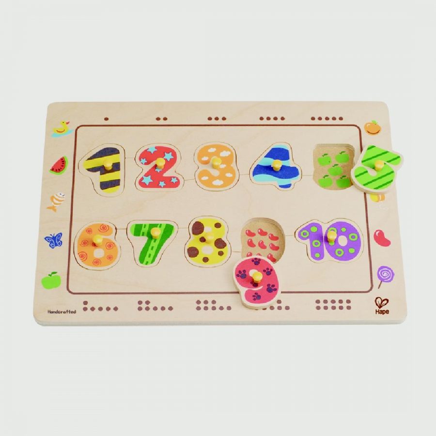 Numbers Matching Peg Puzzle