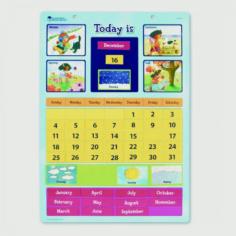 Magnetic Learning Calendar