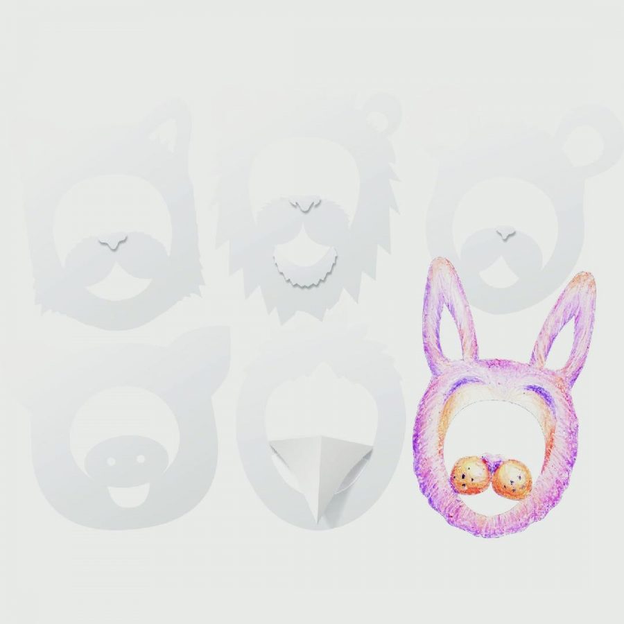 Peek-A-Boo Animal Masks (24pcs)