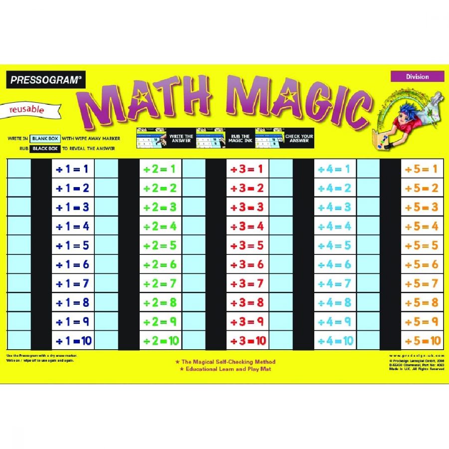 Maths-Magic Division (1pc)
