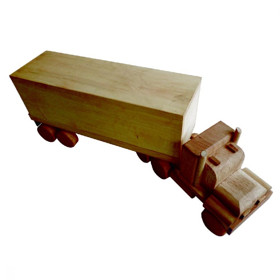 Natural Wooden Cargo Truck