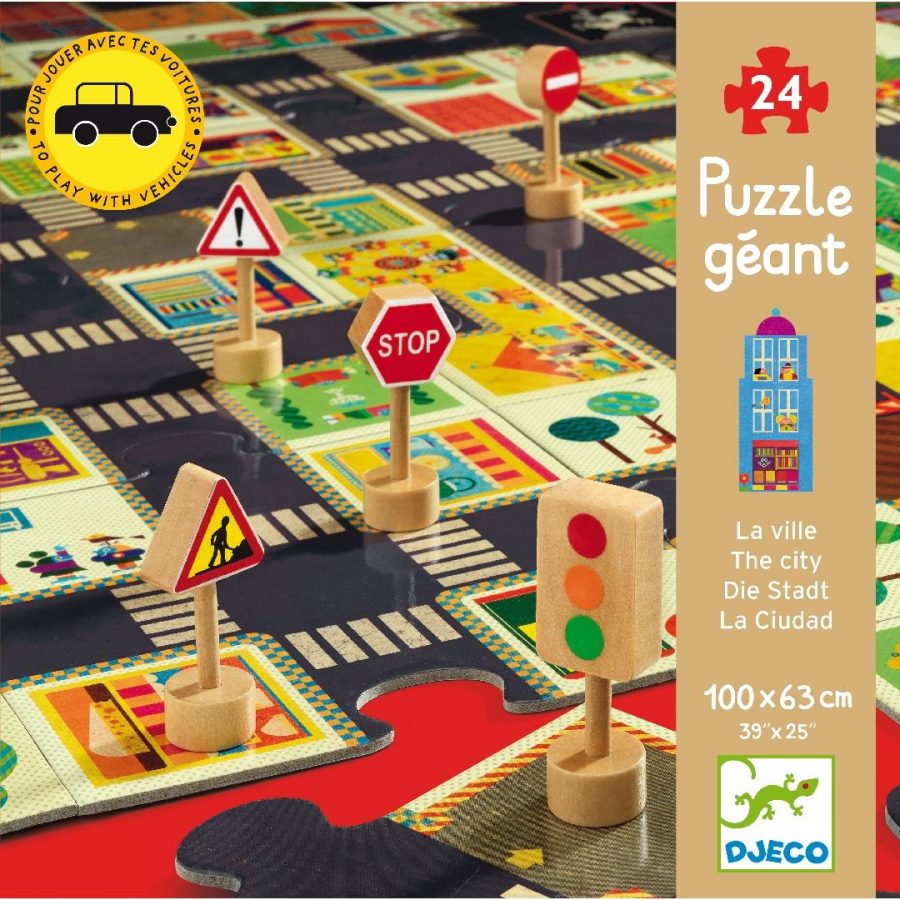 City Roads Giant Puzzle (24pcs)