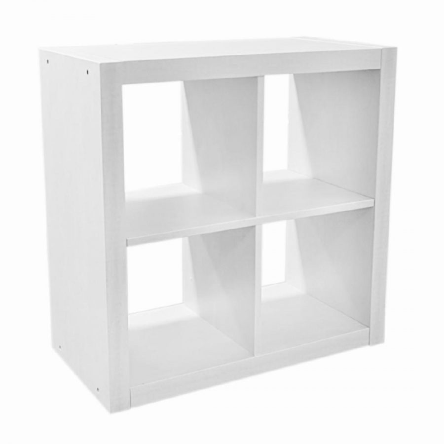 Cubic - 2x2 Open Cubby Unit White