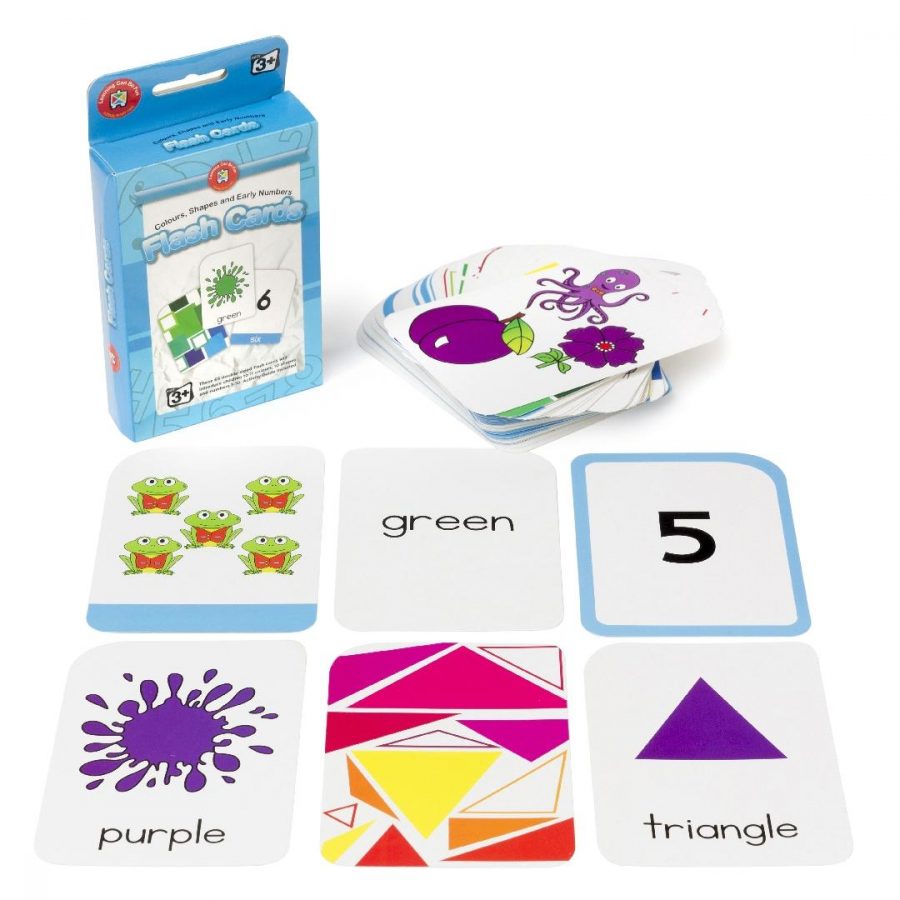 Colours, Shapes & Early Numbers Flashcards