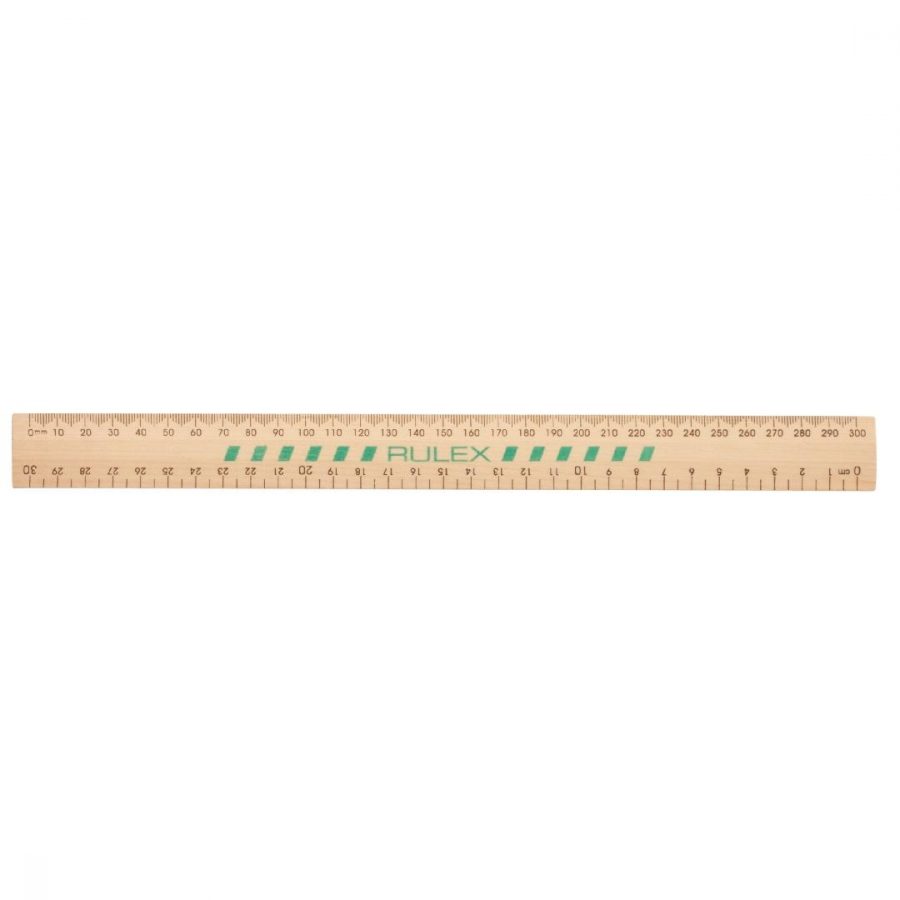 Wooden Ruler 30cm (5pcs)