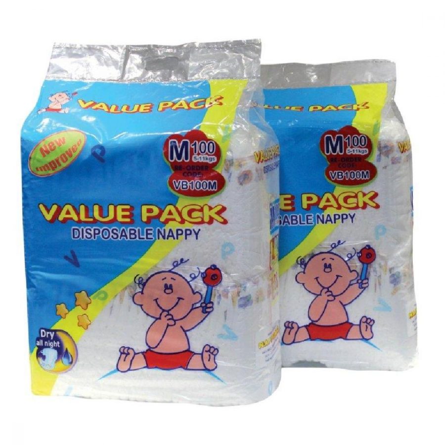 Value Pack Crawler 5-11kg Nappies (100pk)