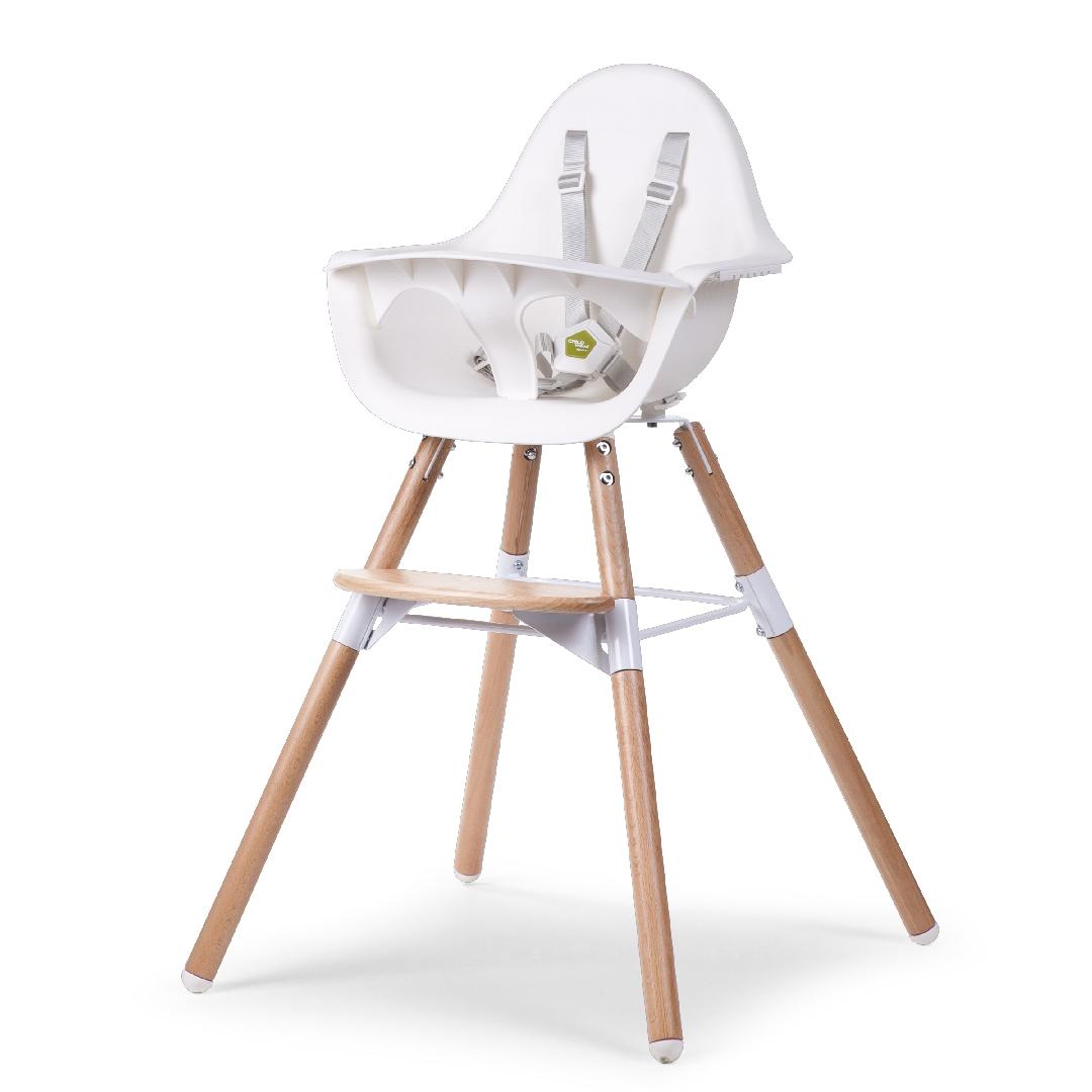 Bjorg Highchair with Tray White