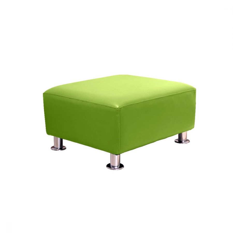 Modern Sofa Single Ottoman Lime