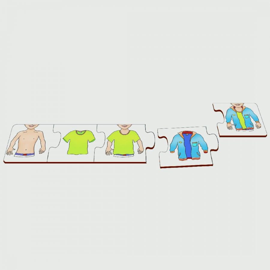 Shirt and Jacket Sequence Puzzle (5pcs)