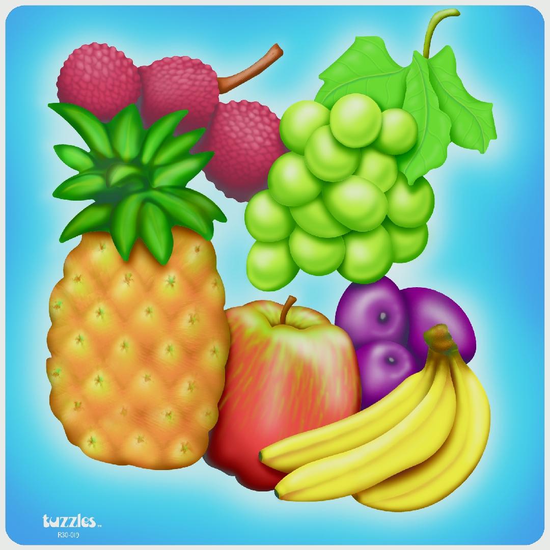 Fruit Raised Puzzle (17pcs)