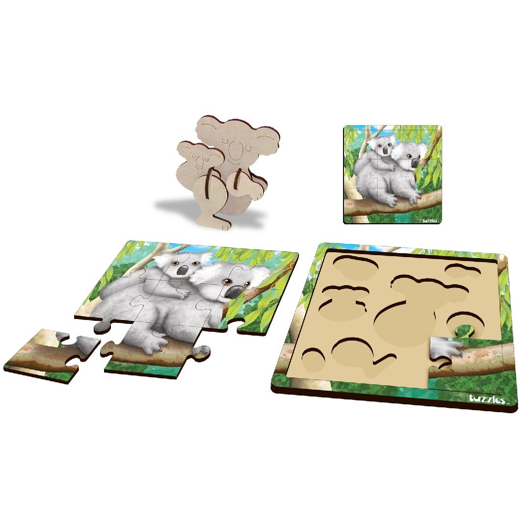 Layered Koala Puzzle (17pcs)