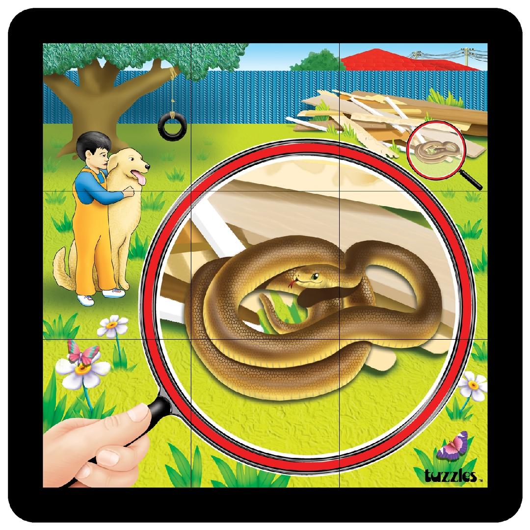 Snake Grid Puzzle (9pcs)