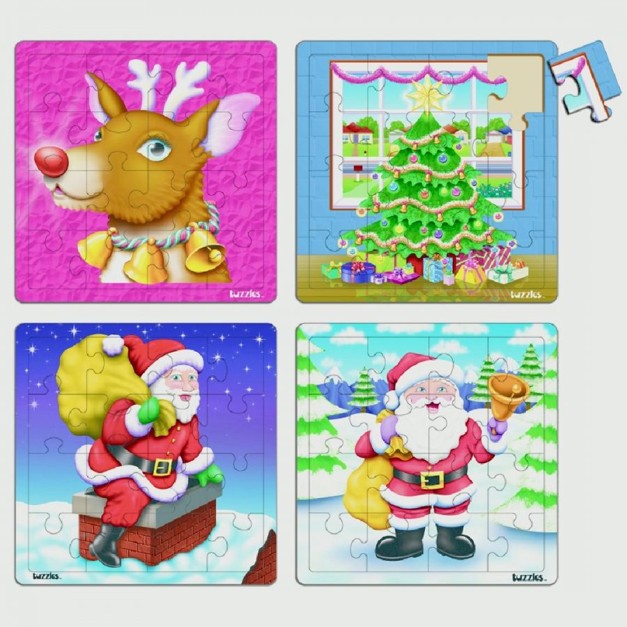 Christmas Puzzles (Set of 4)