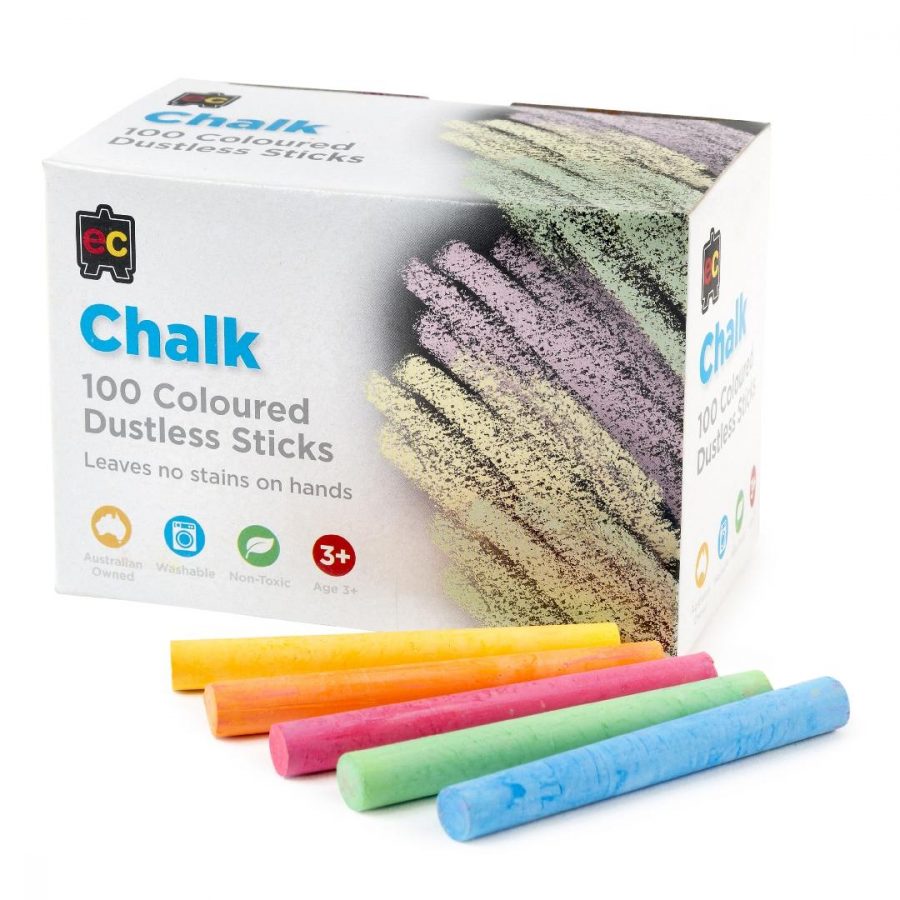 Coloured Chalk (100pcs)