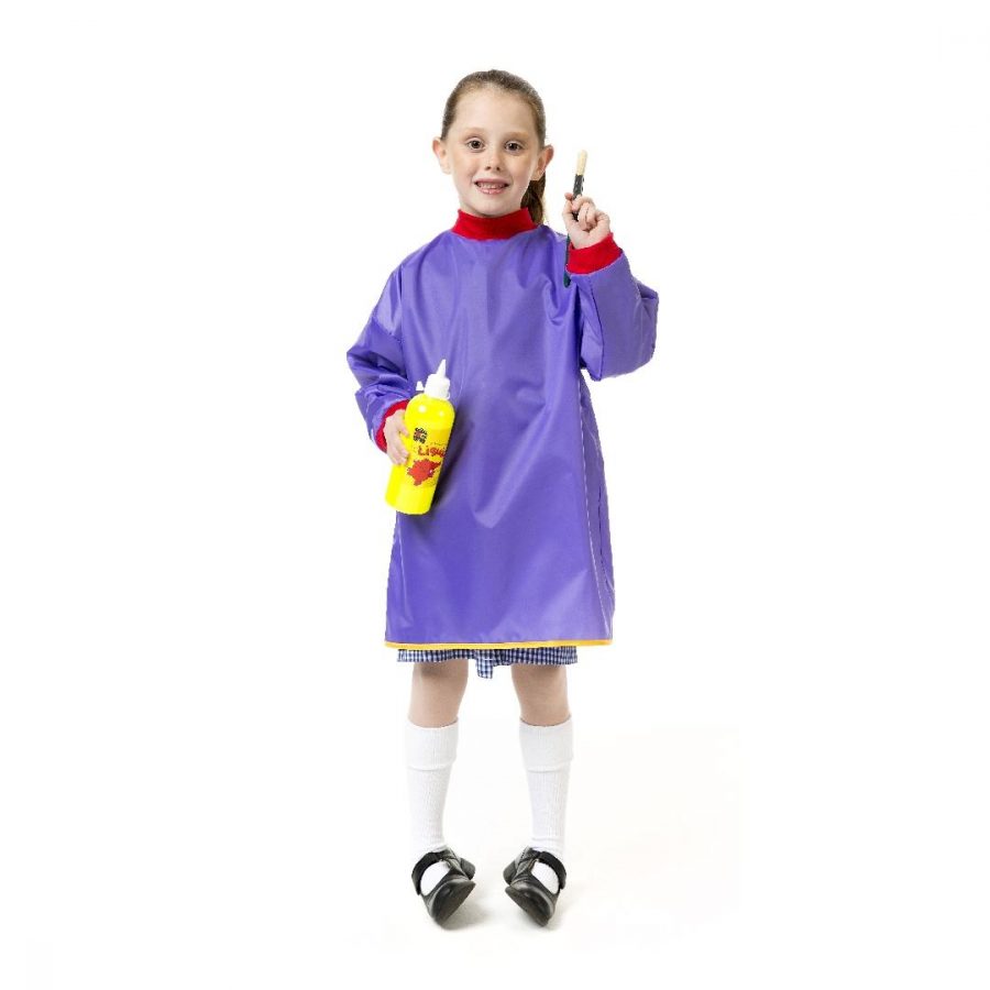 Quality Preschool Art Apron with Sleeves