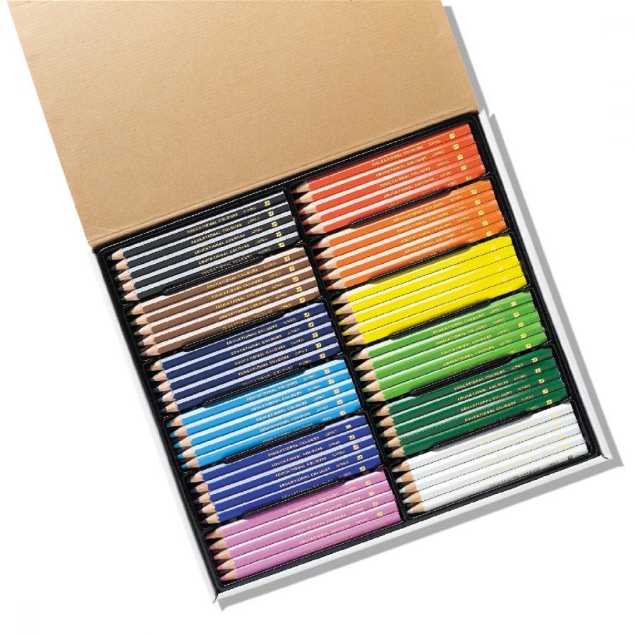 Jumbo Triangular Colouring Pencils (120pcs)
