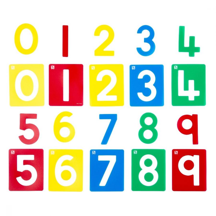Number Stencils (Set of 10)