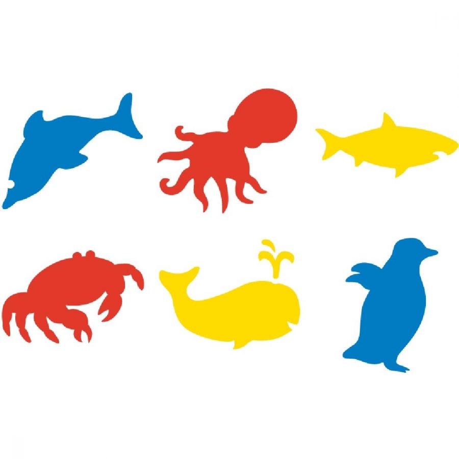 Sea Life Stencils (Set of 6)