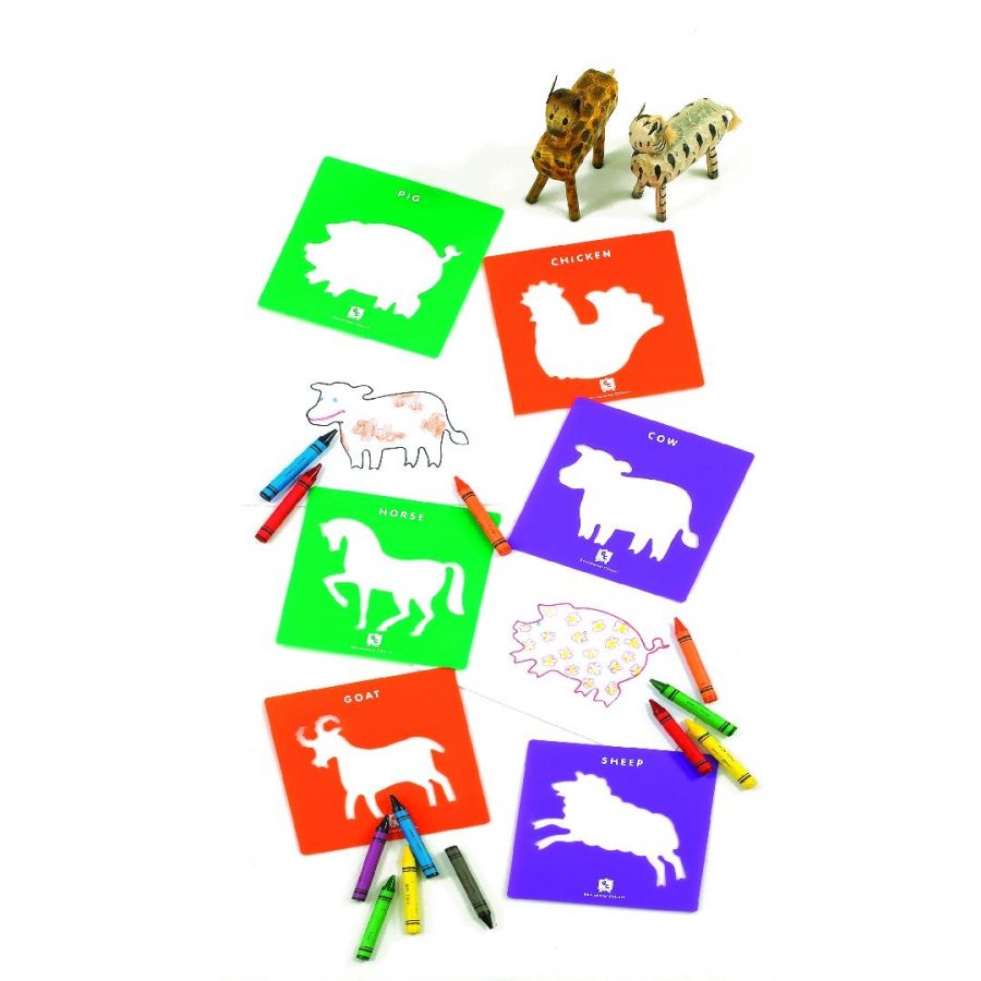 Farm Animals Stencils (Set of 6)