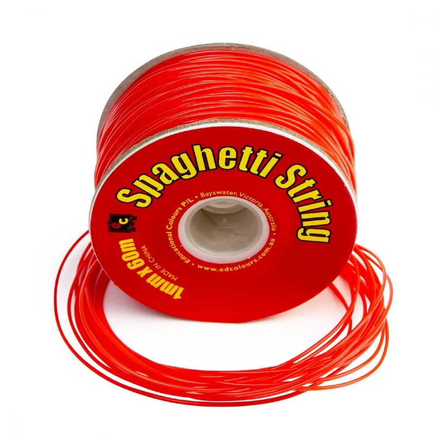 Spaghetti String Red (60m)