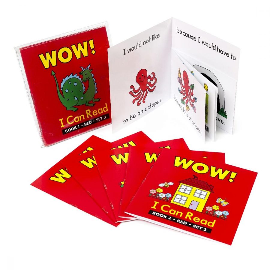 Wow! I Can Read Books Set 3 Red (6 Books)