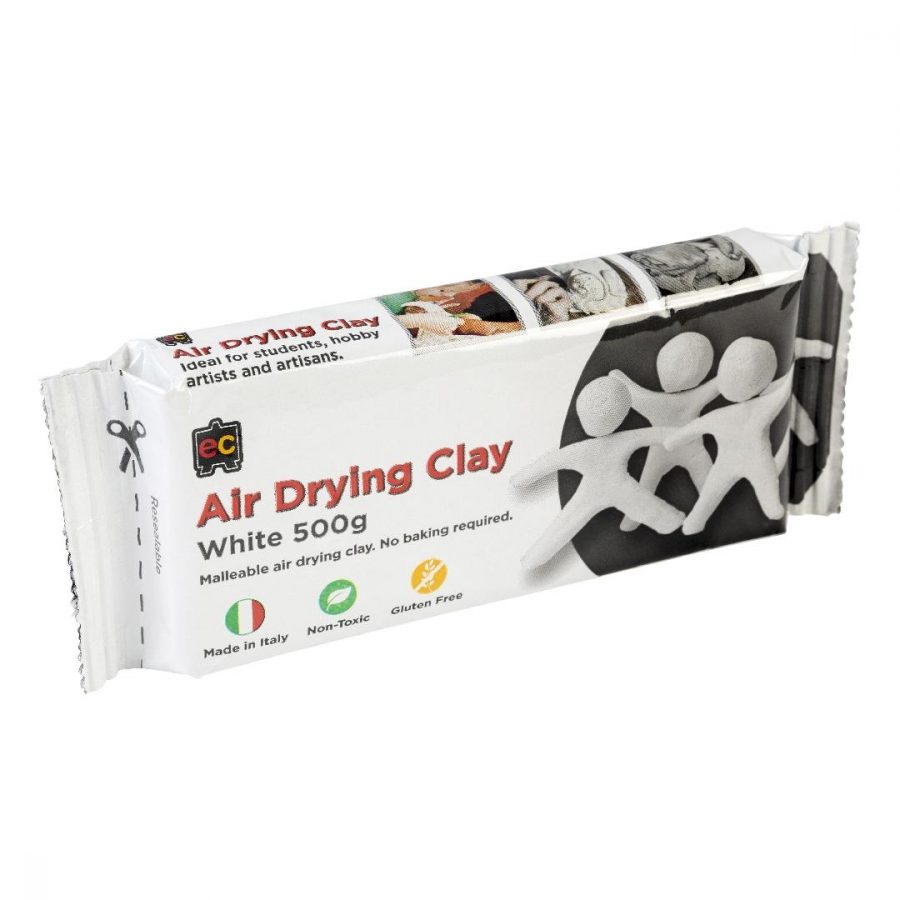 EC Air Drying Clay White (500g)