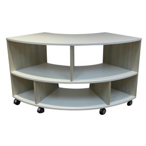 NaturalDesign Low Curved Shelf Unit