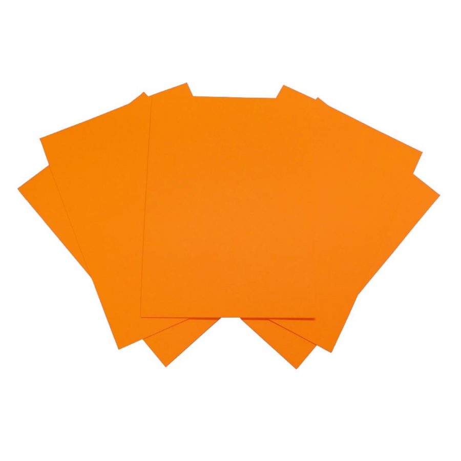 A4 Card Orange 200gsm (100pcs)