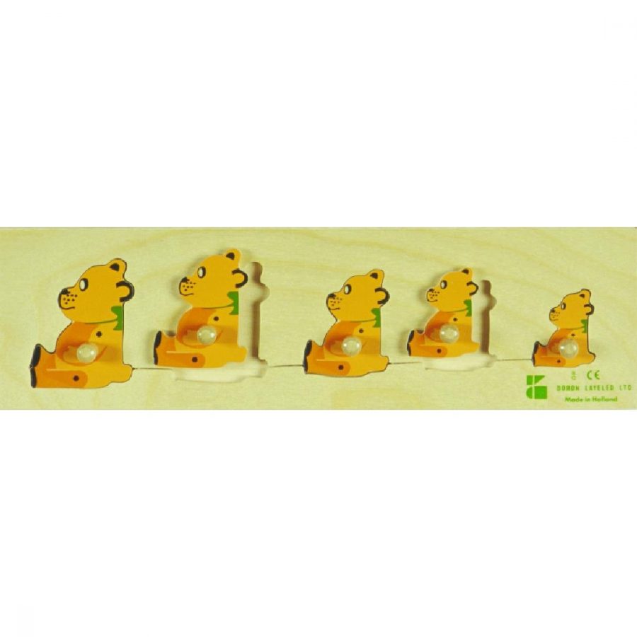 Sequencing Bears Puzzle (5pcs)