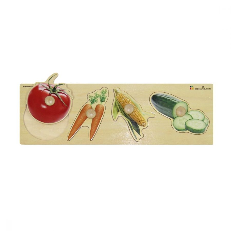 Real Life Giant Vegetables Puzzle (4pcs)