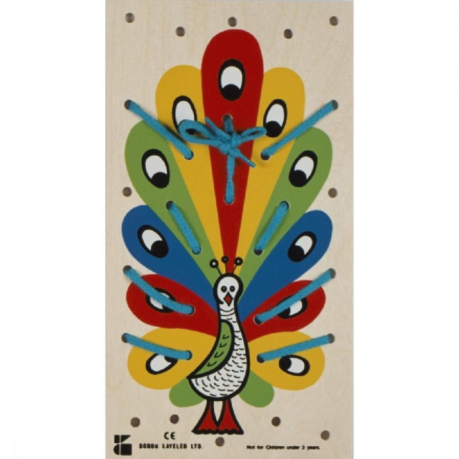 Peacock Lacing Board