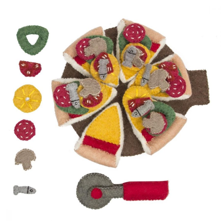 Felt Pizza Set (44pcs)