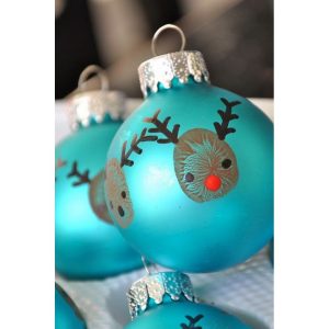 6. Thumbprint Ornaments