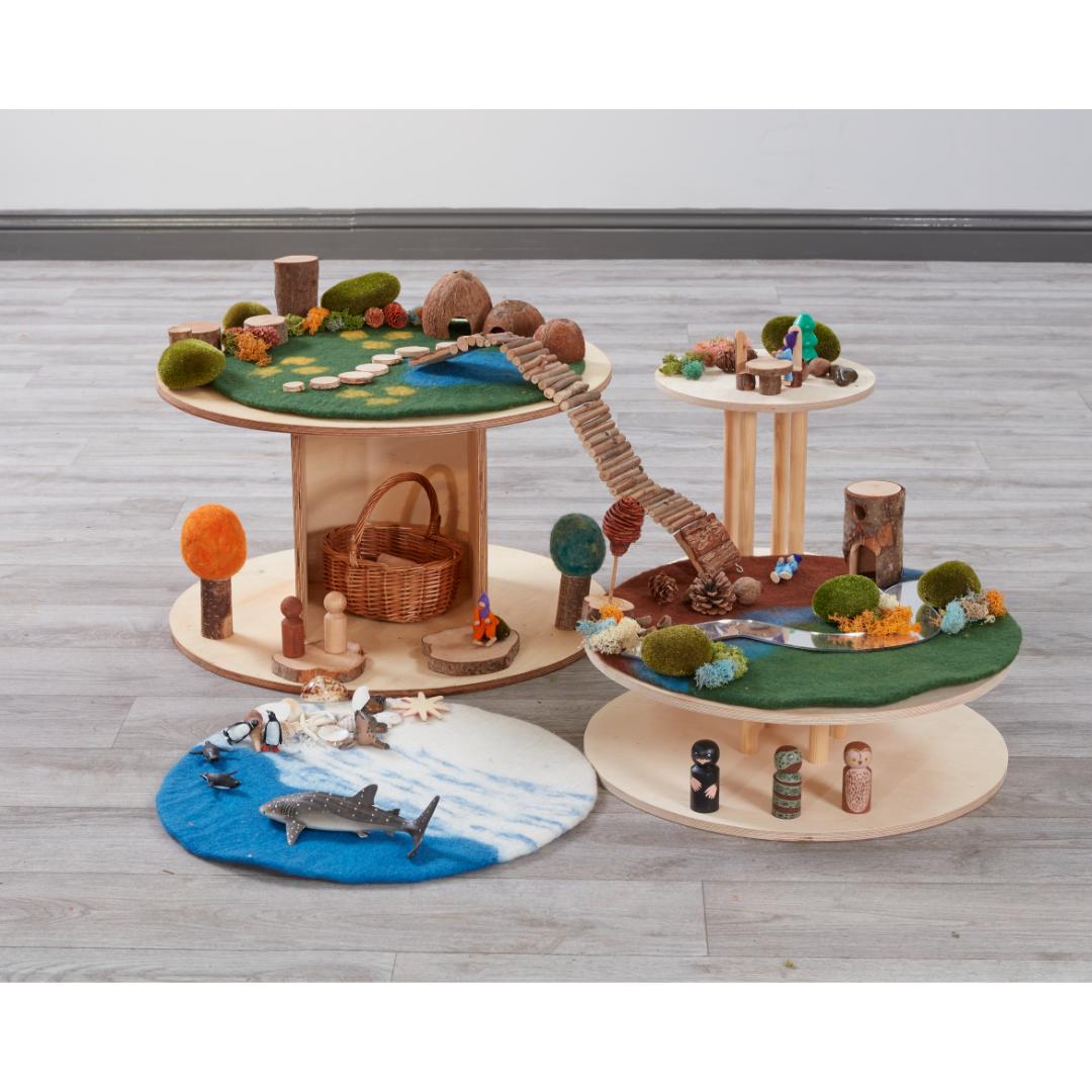 Natureplay Felt Scenery Mats (Set of 3) - Step4 Natureplay Felt Scenery Mats (Set of 3)