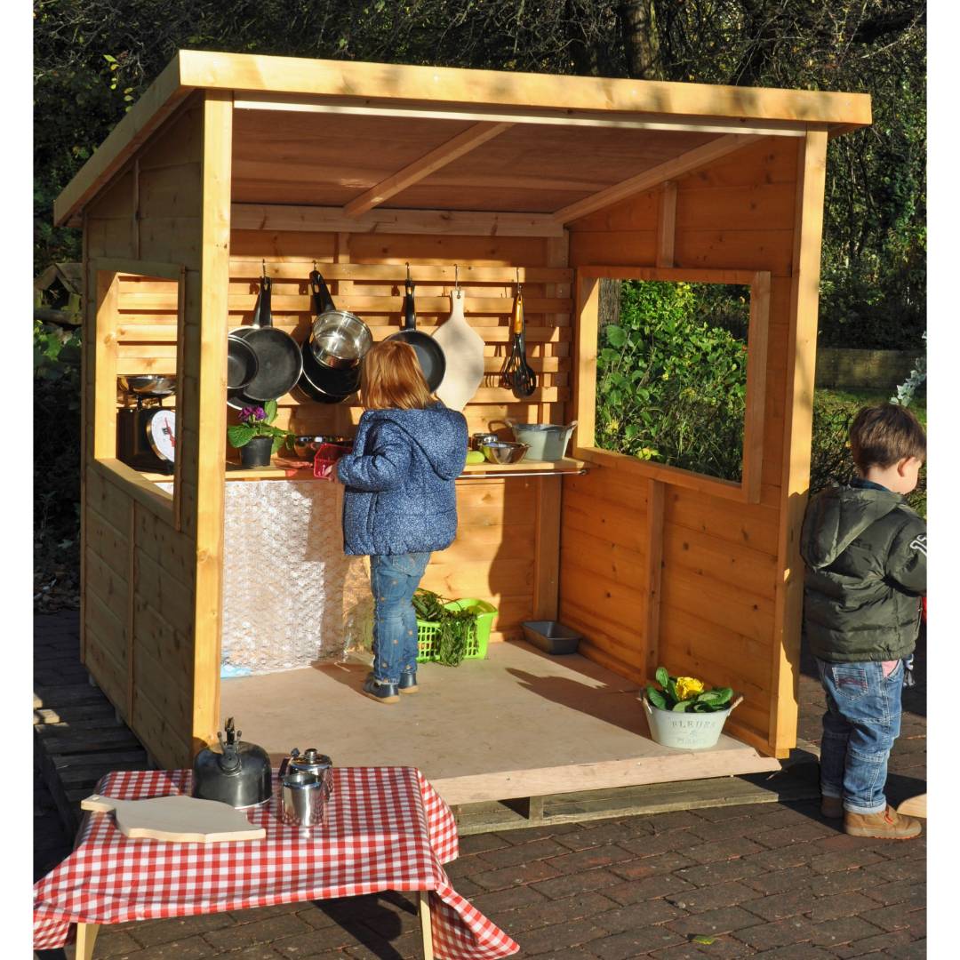 Natureplay Outdoor Home Corner Shelter - Step4 Natureplay Outdoor Home Corner Shelter - Image 2
