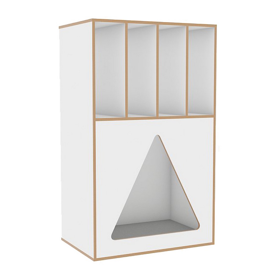 Modula Vertical Book Blade Storage Unit Triangle Australian Made