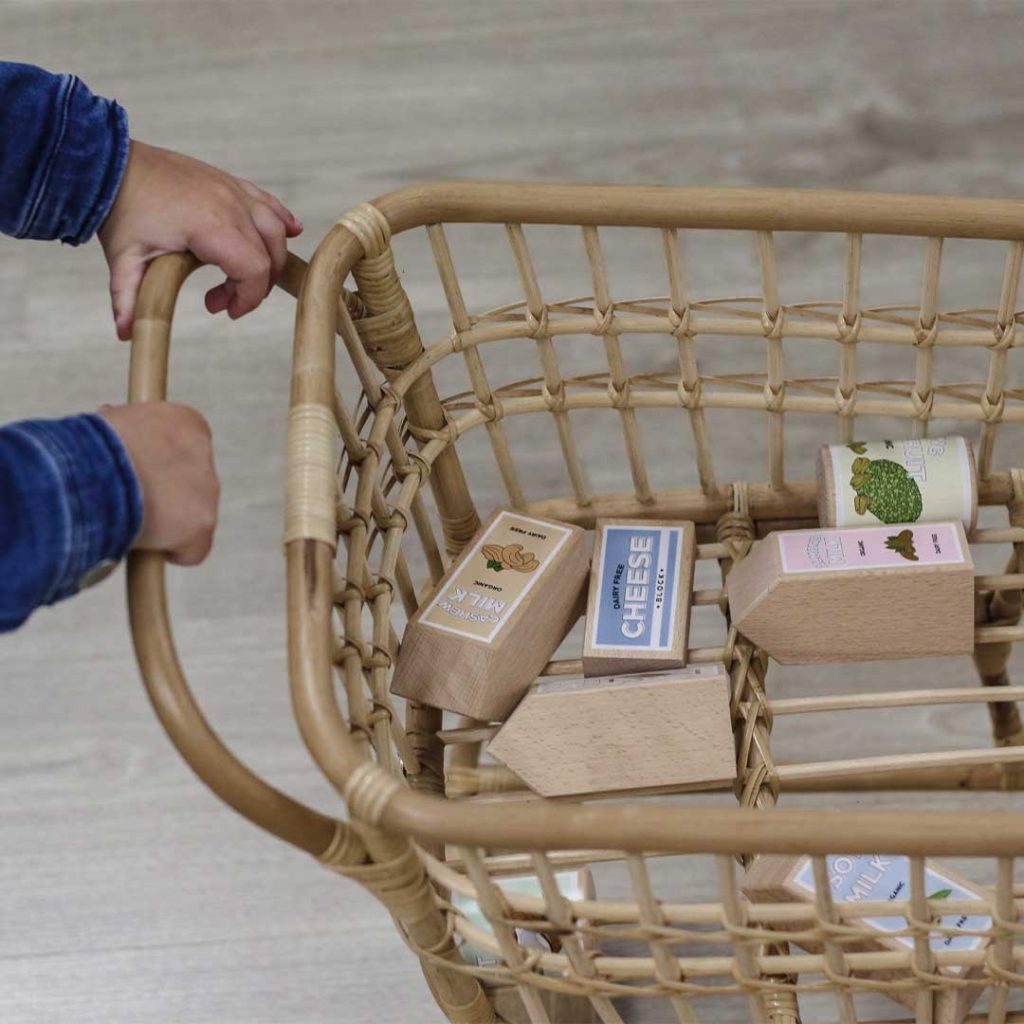 Rattan Shopping Trolley - Step4